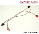 Αντίσταση γυάλινη 220volt, 180watt στο στοιχείο ψυγείου SAMSUNG , DA4700436A